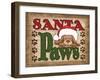 Santa Paws-Todd Williams-Framed Art Print