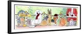 Santa Paws-Jennifer Zsolt-Framed Giclee Print