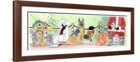 Santa Paws-Jennifer Zsolt-Framed Giclee Print