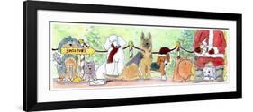 Santa Paws-Jennifer Zsolt-Framed Giclee Print