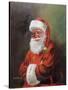 Santa Portrait-R.J. McDonald-Stretched Canvas