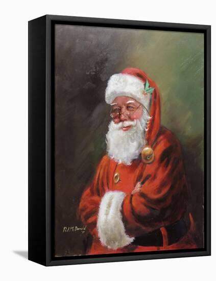 Santa Portrait-R.J. McDonald-Framed Stretched Canvas