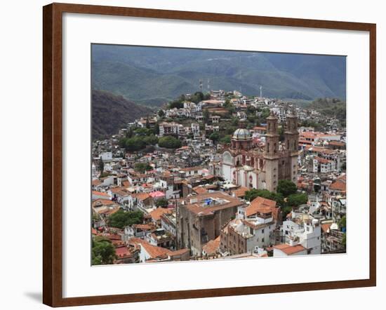 Santa Prisca Church, Plaza Borda, Taxco, Guerrero State, Mexico, North America-Wendy Connett-Framed Photographic Print