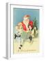 Santa Reads the Children Stories-null-Framed Giclee Print