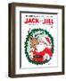 Santa & Reindeer - Jack and Jill, December 1956-Ann Eshner-Framed Giclee Print