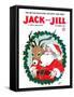 Santa & Reindeer - Jack and Jill, December 1956-Ann Eshner-Framed Stretched Canvas