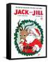 Santa & Reindeer - Jack and Jill, December 1956-Ann Eshner-Framed Stretched Canvas
