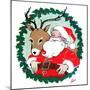 Santa & Reindeer - Jack and Jill, December 1956-Ann Eshner-Mounted Giclee Print