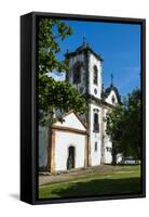 Santa Rita Church in Paraty, South of Rio De Janeiro, Brazil, South America-Michael Runkel-Framed Stretched Canvas