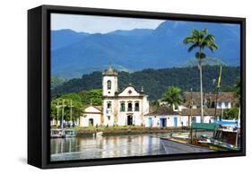 Santa Rita Church, Paraty, Rio De Janeiro State, Brazil, South America-Gabrielle and Michel Therin-Weise-Framed Stretched Canvas