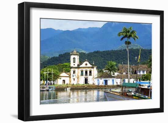 Santa Rita Church, Paraty, Rio De Janeiro State, Brazil, South America-Gabrielle and Michel Therin-Weise-Framed Photographic Print