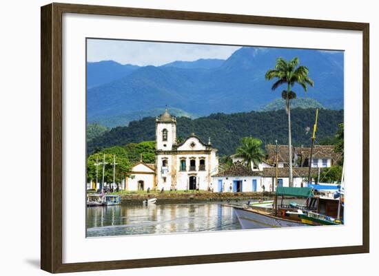 Santa Rita Church, Paraty, Rio De Janeiro State, Brazil, South America-Gabrielle and Michel Therin-Weise-Framed Photographic Print