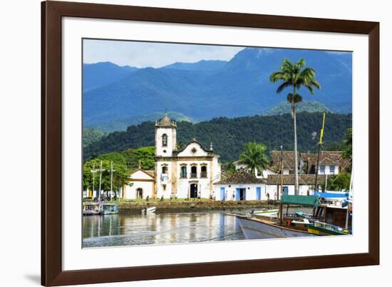 Santa Rita Church, Paraty, Rio De Janeiro State, Brazil, South America-Gabrielle and Michel Therin-Weise-Framed Photographic Print