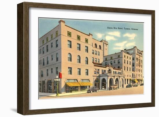 Santa Rita Hotel, Tucson, Arizona-null-Framed Art Print