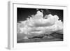 Santa Rita Mountains in August BW-Douglas Taylor-Framed Photographic Print
