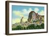 Santa Rita, New Mexico, View of the Kneeling Nun near Silver City-Lantern Press-Framed Art Print