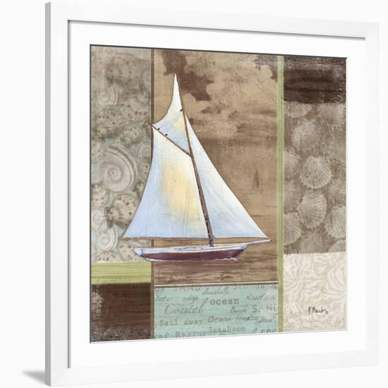 Santa Rosa Boat II-Paul Brent-Framed Art Print