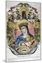 Santa Rosa of Lima, 19th Century-null-Mounted Giclee Print