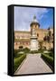 Santa Rosalia Statue in Front of Palermo Cathedral (Duomo Di Palermo)-Matthew Williams-Ellis-Framed Stretched Canvas