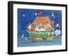 Santa's Ark-Linda Benton-Framed Giclee Print