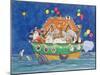 Santa's Ark-Linda Benton-Mounted Giclee Print