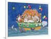 Santa's Ark-Linda Benton-Framed Giclee Print