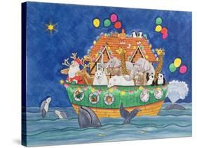 Santa's Ark-Linda Benton-Stretched Canvas