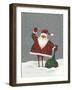 Santa's Bag of Toys-Margaret Wilson-Framed Premium Giclee Print