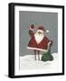 Santa's Bag of Toys-Margaret Wilson-Framed Premium Giclee Print