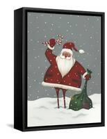 Santa's Bag of Toys-Margaret Wilson-Framed Stretched Canvas