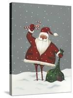 Santa's Bag of Toys-Margaret Wilson-Stretched Canvas
