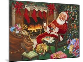 Santa’s Break-Ben Otero-Mounted Giclee Print