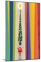 Santa's Christmas Tree-Stanley Cooke-Mounted Giclee Print