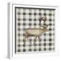 Santa's Deer II-PI Studio-Framed Art Print