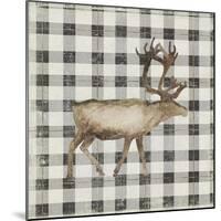 Santa's Deer II-PI Studio-Mounted Art Print