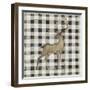 Santa's Deer III-PI Studio-Framed Art Print