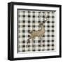 Santa's Deer III-PI Studio-Framed Art Print