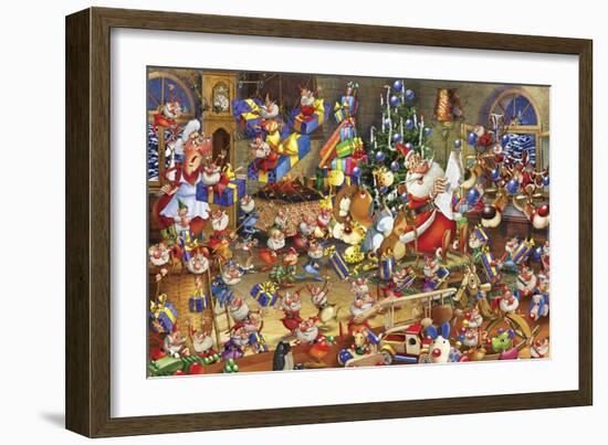 Santa's Elves-Francois Ruyer-Framed Giclee Print