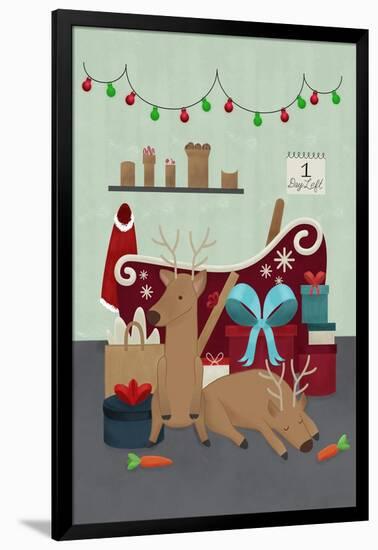 Santa's Garage-Ashley Santoro-Framed Giclee Print