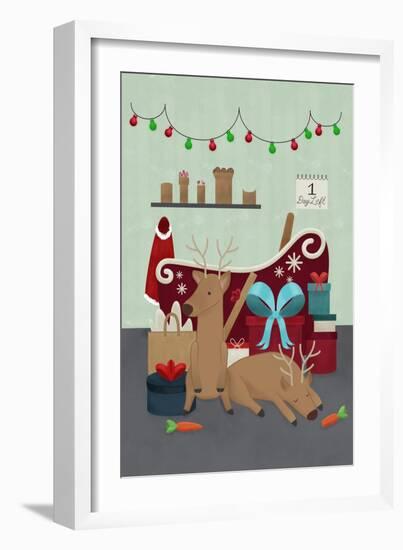 Santa's Garage-Ashley Santoro-Framed Giclee Print