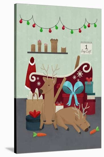 Santa's Garage-Ashley Santoro-Stretched Canvas