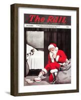 Santa's Gift-Charles Bracker-Framed Giclee Print