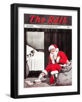 Santa's Gift-Charles Bracker-Framed Giclee Print