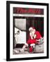 Santa's Gift-Charles Bracker-Framed Giclee Print