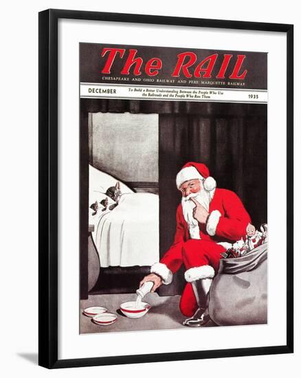 Santa's Gift-Charles Bracker-Framed Giclee Print