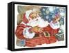 Santa's Glow-Hal Frenck-Framed Stretched Canvas