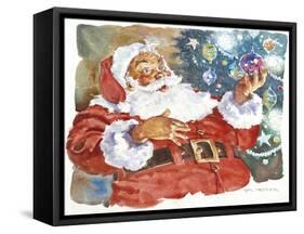 Santa's Glow-Hal Frenck-Framed Stretched Canvas
