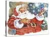 Santa's Glow-Hal Frenck-Stretched Canvas