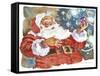 Santa's Glow-Hal Frenck-Framed Stretched Canvas