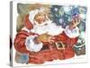 Santa's Glow-Hal Frenck-Stretched Canvas